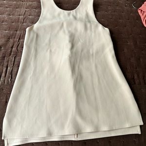 Theory criss cross back tank with side slits